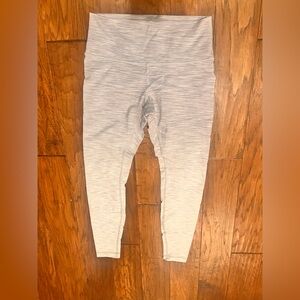 lululemon athletica Light Gray Leggings